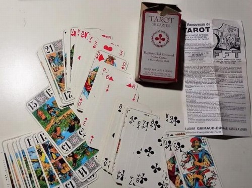 Tarot Nouveau  vintage 1983  Baptiste Paul Grimaud